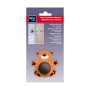 Doorstop Inofix Doors Bear Adhesive Orange PVC