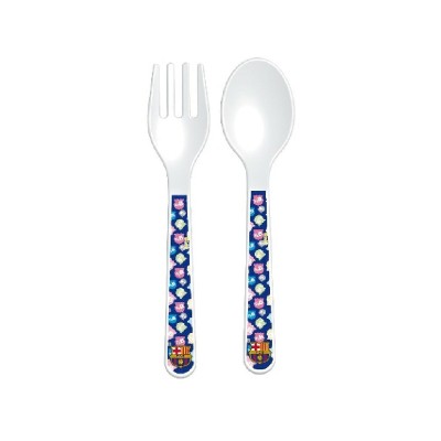 Pieces of Cutlery FC Barcelona Seva Import 7109052 White Plastic