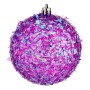 Boules de Noël Ø 8 cm 6 Unités Violet PVC