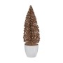 Sapin de Noël Petit Doré Bronze Plastique 9 x 28 x 9 cm