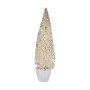 Sapin de Noël Grand 10 x 38 x 10 cm Blanc Plastique