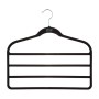 Hangers 5five Simply Smart Black Nylon ABS 44,8 x 41,5 cm Trousers