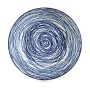 Assiette creuse Rayures Porcelaine Bleu Blanc 6 Unités (20 x 4,7 x 20 cm)