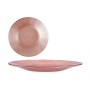 Flat plate Pink Glass 6 Units (21 x 2 x 21 cm)