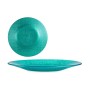 Flat plate Turquoise Glass 6 Units (21 x 2 x 21 cm)