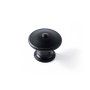 Doorknob Rei 3121 Circular Matt Black Metal 4 Units (Ø 30 x 24 mm)