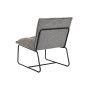 Fauteuil DKD Home Decor Noir Gris Métal 66 x 71 x 77 cm