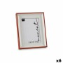 Photo frame Crystal Red White Plastic (2,5 x 26,2 x 21 cm) (6 Units)