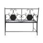 Banc DKD Home Decor Céramique Mosaïque Noir Métal Multicouleur (111 x 54 x 88 cm)