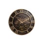 Horloge Murale DKD Home Decor Avion Verre Doré Fer Brun foncé (52 x 5 x 52 cm)