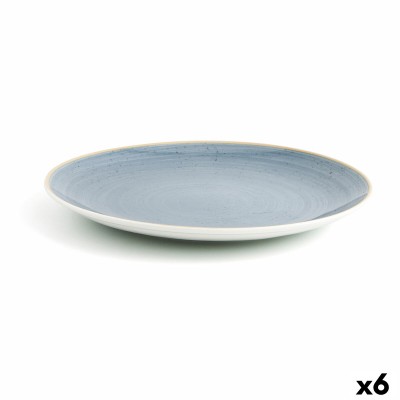 Assiette plate Ariane Terra Céramique Bleu (Ø 31 cm) (6 Unités)