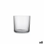 Glass Optic Transparent Glass (350 ml) (6 Units)