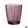 Verre Bormioli Rocco Pulsar Violet verre (6 Unités) (305 ml)
