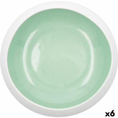 Bowl Ariane Organic Ceramic Green (16 cm) (6 Units)
