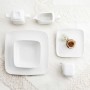 Assiette à dessert Ariane Vita Carré Céramique Blanc (20 x 17 cm) (12 Unités)