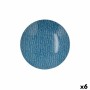 Assiette creuse Ariane Coupe Ripple Céramique Bleu (20 cm) (6 Unités)
