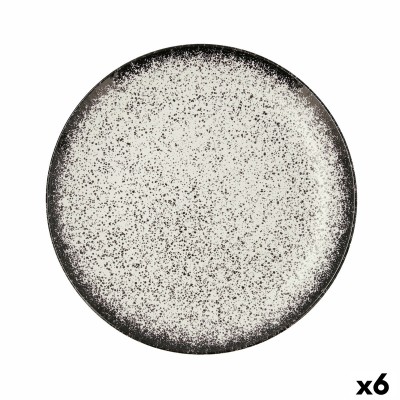 Assiette plate Ariane Rock Céramique Noir (Ø 31 cm) (6 Unités)