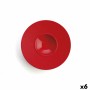 Assiette creuse Ariane Antracita Céramique Rouge (Ø 28 cm) (6 Unités)