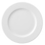 Flat Plate Ariane Prime White Ceramic Ø 29 cm (6 Units)