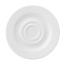 Plate Ariane Prime Espresso Ceramic White 13 cm (12 Units)