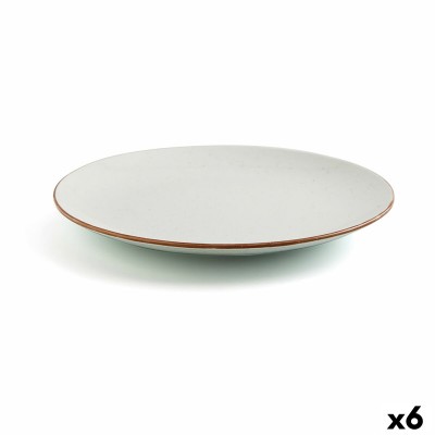 Assiette plate Ariane Terra Céramique Beige (Ø 31 cm) (6 Unités)