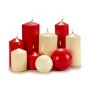 Candle Red Wax (7 x 10 x 7 cm) (4 Units)