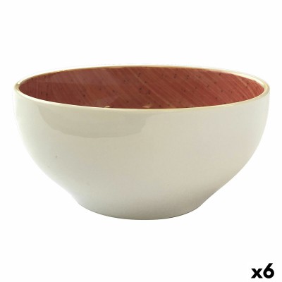 Bowl Ariane Terra Ceramic Red (Ø 15 cm) (6 Units)