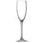 Coupe de champagne Ebro Transparent verre (160 ml) (6 Unités)