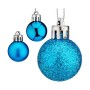 Set of Christmas balls Ø 3 cm Blue Plastic (12 Units)