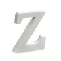 Letter Z Wood White (2 x 16 x 14,5 cm) (24 Units)