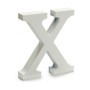 Letter X Wood White (2 x 16 x 14,5 cm) (24 Units)