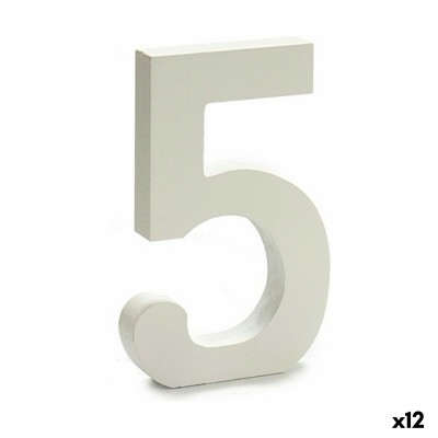 Numéro 5 Bois Blanc (1,8 x 21 x 17 cm) (12 Unités)