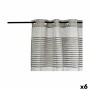 Curtain Stripes Dark grey 6 Units (140 x 0,1 x 260 cm)