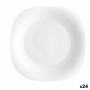 Dessert dish Bormioli Rocco Parma White Glass (24 Units)