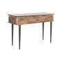 Console DKD Home Decor Natural Black Metal Mango wood