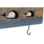 Wall mounted coat hanger DKD Home Decor Aged finish Metal Wood (85 x 4 x 33 cm)