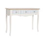 Console DKD Home Decor Ceramic White Sky blue (110 x 40 x 79 cm)