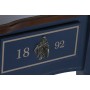 Console DKD Home Decor 110 x 40 x 79 cm Céramique Marron Blue marine Bois de paulownia