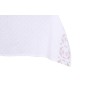 Nappe et serviettes de table DKD Home Decor 150 x 150 x 0,5 cm Rose Blanc (2 Unités)