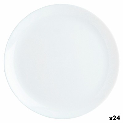 Assiette plate Luminarc Diwali Blanc verre (Ø 27 cm) (24 Unités)