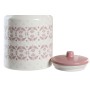 Boîte DKD Home Decor 15,5 x 15,5 x 21 cm Rose Blanc Dolomite