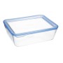 Hermetic Lunch Box Pyrex Pure Glass Transparent Glass (800 ml) (6 Units)