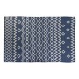 Tapis DKD Home Decor Bleu Blanc Arabe (120 x 180 x 1 cm)