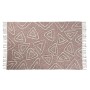 Carpet DKD Home Decor Pink Terracotta White Fringe Urban (120 x 180 x 1 cm)