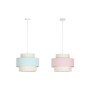 Ceiling Light DKD Home Decor 40 x 40 x 30 cm Green Light Pink 50 W (2 Units)