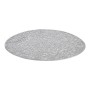 Table Mat Silver Plastic (Ø 38 cm) (12 Units)