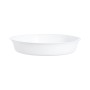 Serving Platter Luminarc Smart Cuisine Circular White Glass Ø 28 cm (6 Units)