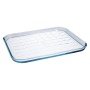 Moule rectangulaire Pyrex Classic Vidrio Transparent verre 33 x 27 x 2 cm Plat (6 Unités)