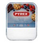 Moule rectangulaire Pyrex Classic Vidrio Transparent verre 33 x 27 x 2 cm Plat (6 Unités)