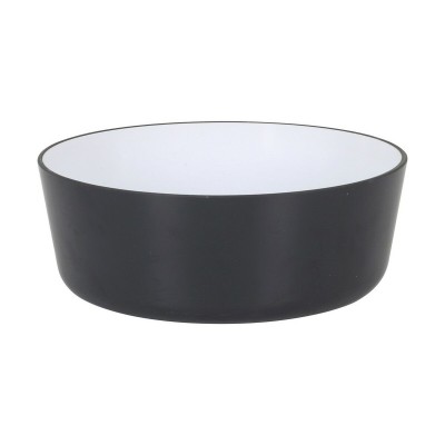 Bowl Inde Melamin White/Black 600 ml 14 x 6 cm